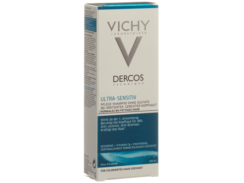 VICHY Dercos Shamp Ultra-Sen cheveux gras 200 ml