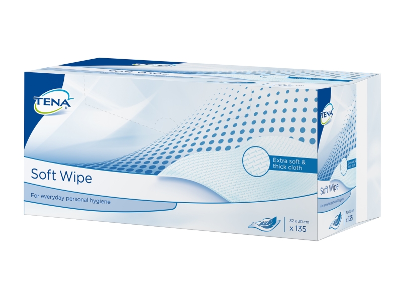 TENA Soft Wipe 30x32cm 135 Stk