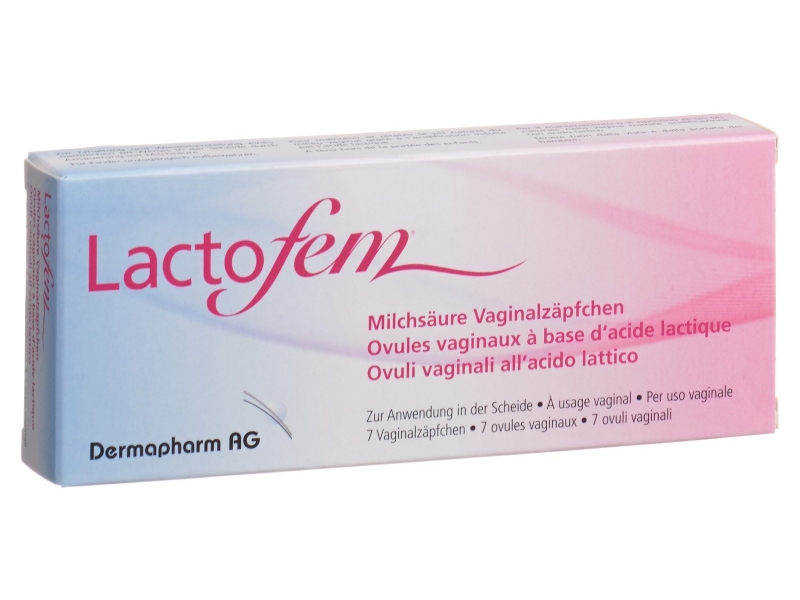 LACTOFEM Milchsäure Vaginalzäpfchen 7 Stk