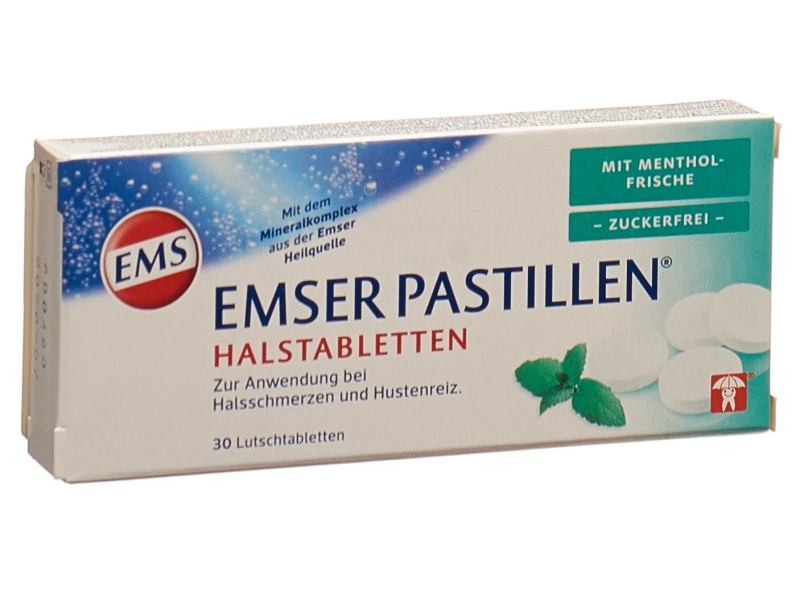 EMSER Pastillen zuckerfrei Mentholfrische 30 Stk
