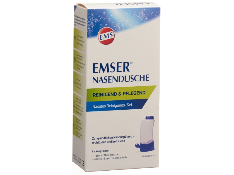 EMSER Nasendusche + 4 Beutel Nasenspülsalz