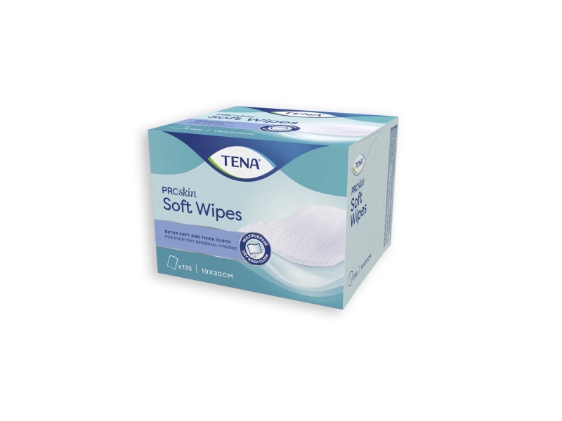 TENA Soft Wipe 19x30cm 135 Stk